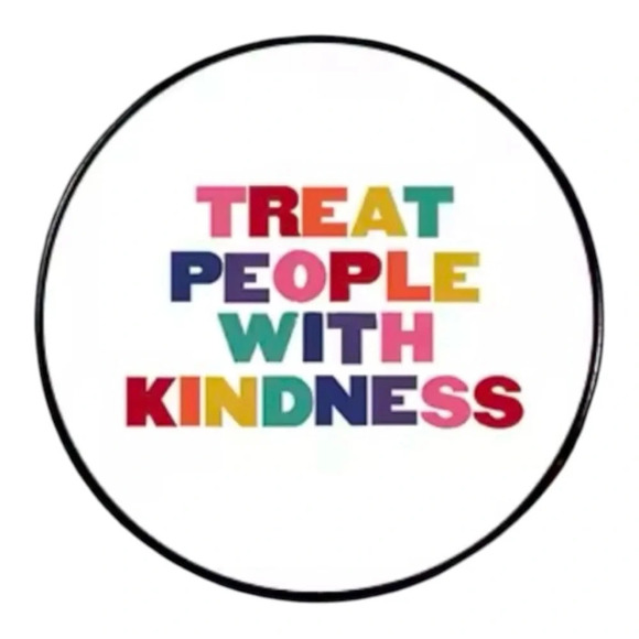 Treat People With Kindness Enameled Pin NEW - Picture 7 of 7